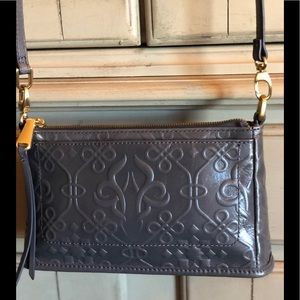 Hobo Cadence embossed gray crossbody!